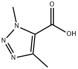 1,4-二甲基-1H-1,2,3-三唑-5-羧酸,1483627-32-2,结构式