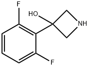 3-(2,6-二氟苯基)氮杂环丁烷-3-醇, 1487953-63-8, 结构式