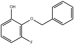 2-(Benzyloxy)-3-fluorophenol Struktur