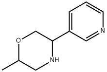 Morpholine, 2-methyl-5-(3-pyridinyl)- Structure