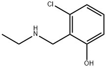 Phenol, 3-chloro-2-[(ethylamino)methyl]- 结构式