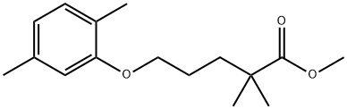 methyl 5-(2,5-dimethylphenoxy)-2,2-dimethylpentanoate Structure