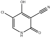 5-氯-3-腈基-4-羟基-2-(1H)吡啶酮, 149143-68-0, 结构式