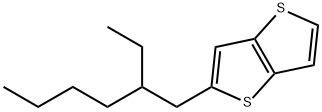 Thieno[3,2-b]thiophene, 2-(2-ethylhexyl)- 结构式