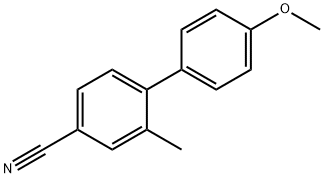 [1,1'-Biphenyl]-4-carbonitrile, 4'-methoxy-2-methyl- 结构式