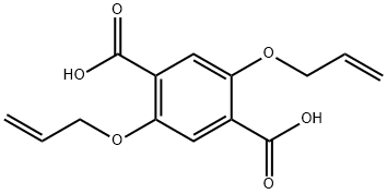 2,5-双(烯丙氧基)对苯二甲酸, 149590-60-3, 结构式