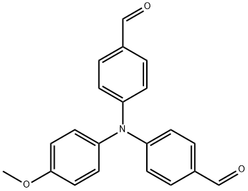 Benzaldehyde, 4,4'-[(4-methoxyphenyl)imino]bis-|4,4'-[(4-甲氧基苯基)亚氨基]双苯甲醛