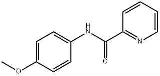 2-Pyridinecarboxamide, N-(4-methoxyphenyl)- Struktur