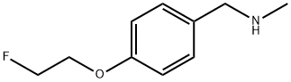 1-[4-(2-fluoroethoxy)phenyl]-N-methylmethanamine Structure