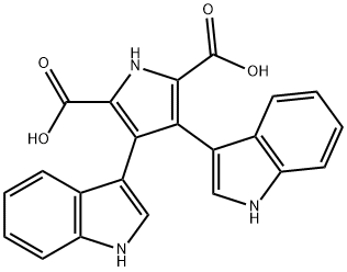 3,4-bis(1H-indol-3-yl)-1H-pyrrole-2,5-dicarboxylic acid Structure