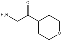 2-氨基-1-(四氢-2H-吡喃-4-基)乙烷-1-酮 结构式