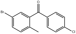 (5-bromo-2-methylphenyl)(4-chlorophenyl)methanone Struktur