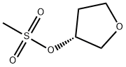 3-Furanol, tetrahydro-, 3-methanesulfonate, (3R)- Structure