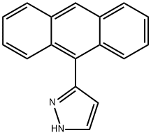 1H-Pyrazole, 3-(9-anthracenyl)- Structure