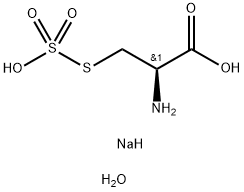L-Cysteine, hydrogen sulfate (ester), sodium salt, hydrate (2:2:3) (9CI) Struktur