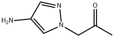 2-Propanone, 1-(4-amino-1H-pyrazol-1-yl)-,1505653-32-6,结构式