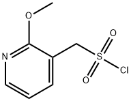3-Pyridinemethanesulfonyl chloride, 2-methoxy- 结构式