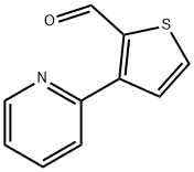 2-Thiophenecarboxaldehyde, 3-(2-pyridinyl)- Structure