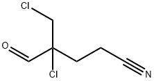 Pentanenitrile, 4-chloro-4-(chloromethyl)-5-oxo- Structure