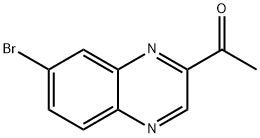 Ethanone, 1-(7-bromo-2-quinoxalinyl)-, 1509899-17-5, 结构式