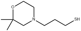 4-Morpholinepropanethiol, 2,2-dimethyl 结构式