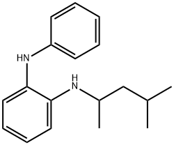 N-(1,3-Dimethylbutyl)-N'-phenyl-1,2-benzenediamine Structure