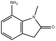 7-amino-1-methyl-2,3-dihydro-1H-indol-2-one 结构式