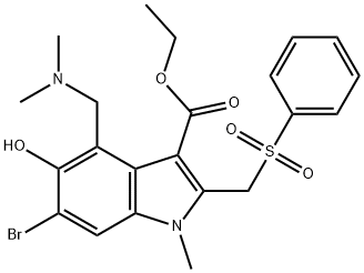 阿比朵尔杂质, 151455-32-2, 结构式