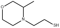 4-Morpholineethanethiol, 3-methyl- Structure