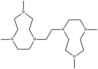 1,2-双(4,7 -二甲基-1,4,7-三氮环壬烷基)乙烷, 151558-50-8, 结构式