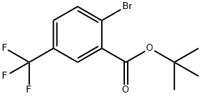 Tert-butyl 2-bromo-5-(trifluoromethyl)benzoate Structure