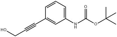 Carbamic acid, [3-(3-hydroxy-1-propynyl)phenyl]-, 1,1-dimethylethyl ester (9CI), 151721-60-7, 结构式