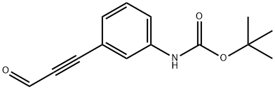 Carbamic acid, [3-(3-oxo-1-propynyl)phenyl]-, 1,1-dimethylethyl ester (9CI) Structure