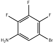5-bromo-2,3,4-trifluoroaniline Structure