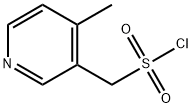 3-Pyridinemethanesulfonyl chloride, 4-methyl- Structure