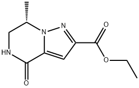 (S)-7-甲基-4-氧代-4,5,6,7-四氢吡唑并[1,5-A]吡嗪-2-羧酸乙酯, 1519046-29-7, 结构式
