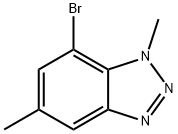 7-bromo-1,5-dimethyl-1H-benzo[d][1,2,3]triazole 结构式