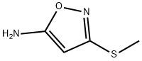 5-Isoxazolamine, 3-(methylthio)- Struktur