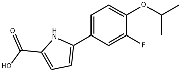 5-(3-Fluoro-4-isopropoxyphenyl)-1H-pyrrole-2-carboxylic acid