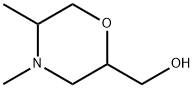 2-Morpholinemethanol, 4,5-dimethyl- Structure