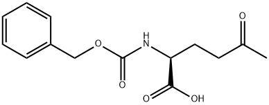 Norleucine, 5-oxo-N-[(phenylmethoxy)carbonyl]- Struktur