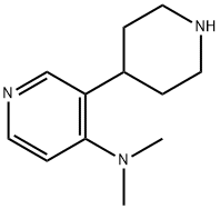 4-Pyridinamine,N,N-dimethyl-3-(4-piperidinyl)- 结构式