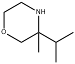 Morpholine, 3-methyl-3-(1-methylethyl)- Structure