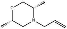 Morpholine,2,5-dimethyl-4-(2-propenyl)-,cis- Struktur