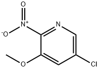 2-ニトロ-3-メトキシ-5-クロロピリジン 化学構造式