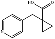 1-(吡啶-4-基甲基)环丙烷-1-羧酸,1528203-52-2,结构式