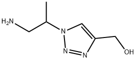 (1-(1-氨基丙-2-基)-1H-1,2,3-三唑-4-基)甲醇, 1529612-21-2, 结构式