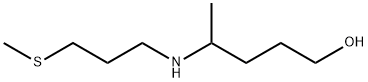 1-Pentanol, 4-[[3-(methylthio)propyl]amino]- Structure