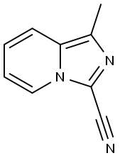 1-methylH-imidazo[1,5-a]pyridine-3-carbonitrile Structure