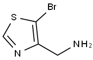 (5-bromo-1,3-thiazol-4-yl)methanamine Structure